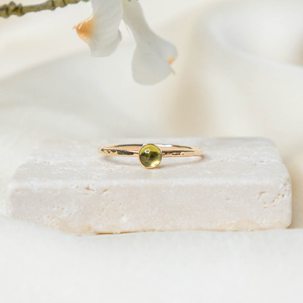 Peridot deals stacking ring