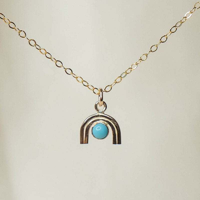 Rainbow Turquoise Necklace GF