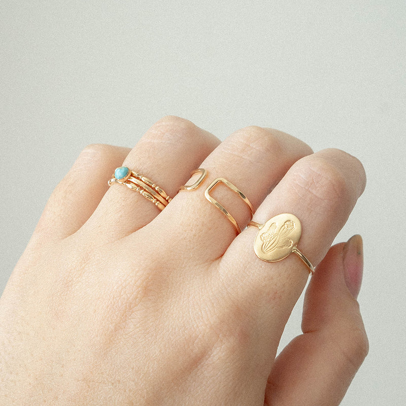 Double Cuff Ring