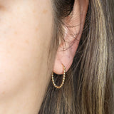 Glimmer Oval Hoops