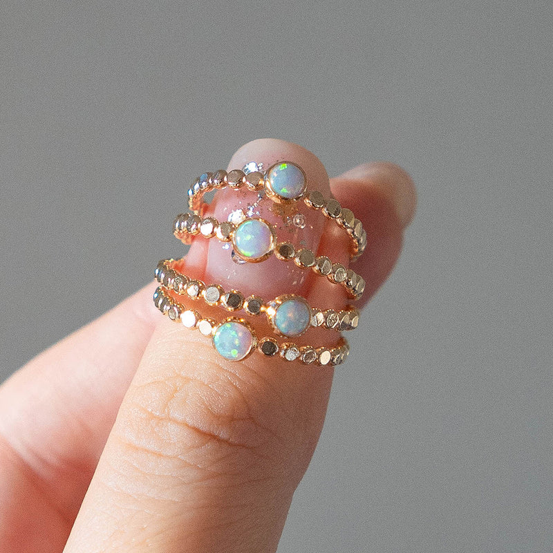 Opal Glimmer Ring