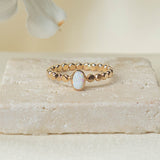 Opal Dot Ring