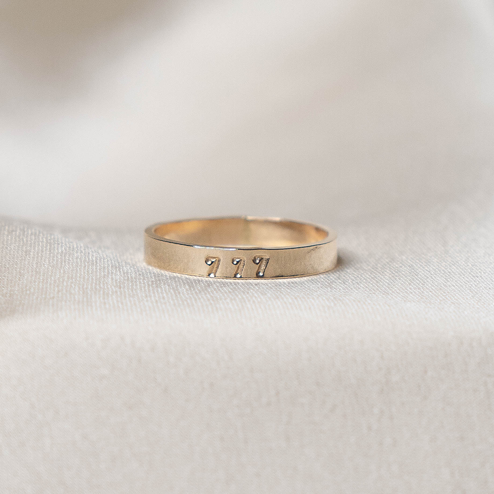 Numner Band Angel Number Band – Aja Jewelry